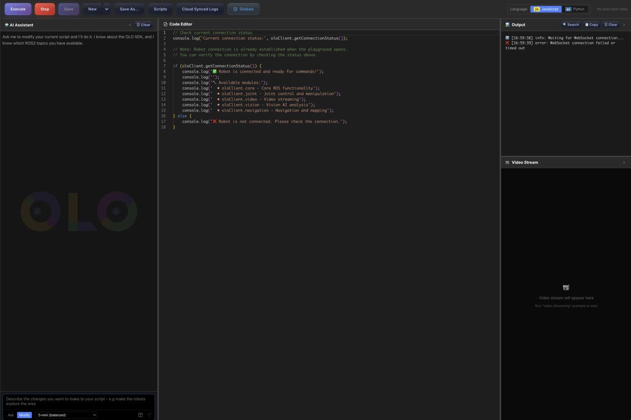 SDK controls and AI suggestions