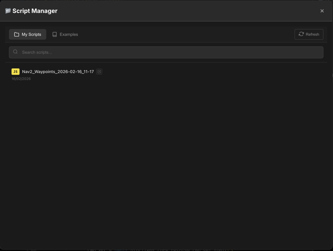 AI suggestions based on connected robot